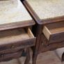 Pair of Antique French Oak Bedside Cabinets Image 5