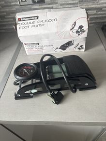 foot pump double cylinder