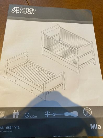 Mamas & Papas Sleigh Cot Bed