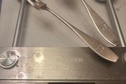 Finnish 813 silver Pickle Fork and Spoon matched set