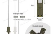 14000mAh Rechargeable Outdoor Tent Lamp Super Bright Magnetic Rotatable Telescopic LED Camping Lantern