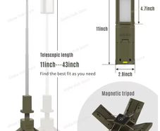 14000mAh Rechargeable Outdoor Tent Lamp Super Bright Magnetic Rotatable Telescopic LED Camping Lantern