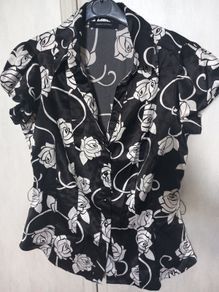 Dunnes Silky Shirt Good Condition