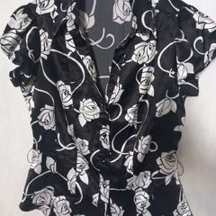 Dunnes Silky Shirt Good Condition
