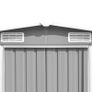 Garden Shed Grey 257 x 990x181 cm Galvanised steel Image 6