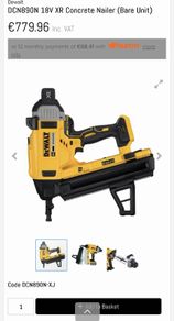 Dewalt concrete nail gun