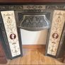 Victorian Style Cast Iron Fireplace with Wooden Surround & Granite Hearth Image 2