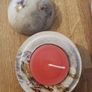 Natural Onyx Marble / Calcite Stone Sphere Tealight Holder Image 4