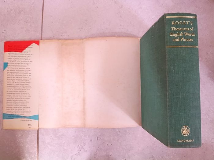 1962 Roget's Thesaurus of English Words and Phrases