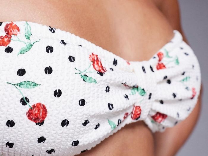 River Island cherry print bikini Size 16
