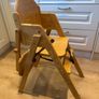 wooden high chair Image 4