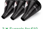 3 Pack of Funnels for 10 euro