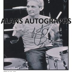 Charlie Watts Autograph