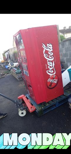 90s style Coca Cola can vending machine