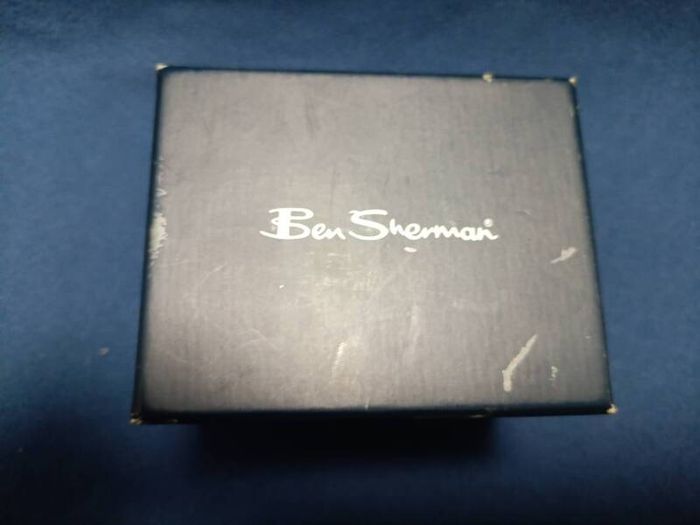 Men's Ben Sherman S098 Sports Quartz Watch Blue Sunburst Dial Working Order