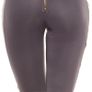 Tregging_with_zip__leather_look_appl__Color_GREY_Size_S/m Image 5
