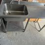 stainless steel sink with dishwasher section Image 3