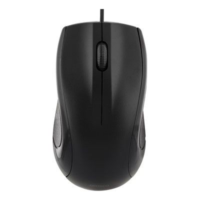 Black Wired Optical Mouse