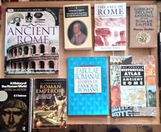 Eight Rome Themed Books