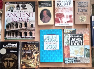 Eight Rome Themed Books