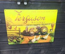 large  Ferguson  20 metal sign