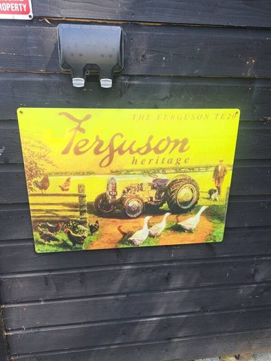 large  Ferguson  20 metal sign