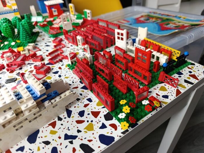 Large Vintage Lego Job Lot Bundle Bulk 70s 80s Rare