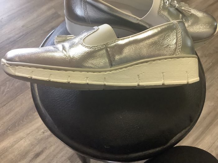 Loafers Rieker silver size 7 (40)