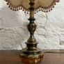 Late 20th Century Brass Table Lamp with Shade. Image 2