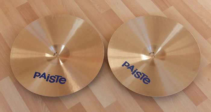 Paiste 602 Marching Cymbals, 16 inch With Bag.