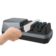 Brand New Electric Knife Sharpener, Professional Knife Sharpener with 3-stage sharpening system