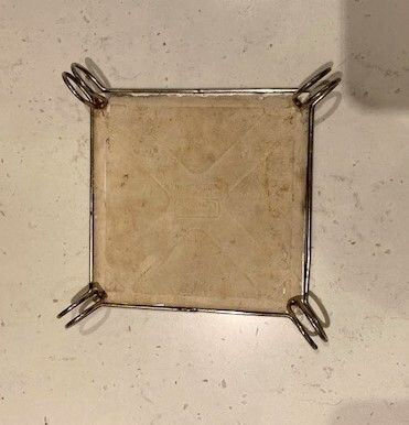 Mid-century Tile Pot Stand