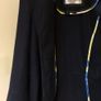 Per Una Navy Pure Linen Blazer S12 Image 7