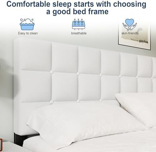 Small Double Bed Frame, Easy Assembly