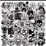 metallica stickers and more..read description Image 4
