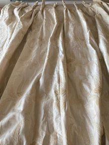Custom Cream Curtains