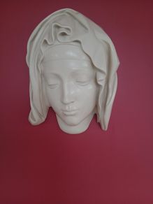 Antique wall religious sculpture
