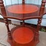Vintage 3 tier occasional table Image 6