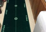 Golf Putting Mat. 15 Feet Long.Fast And Slow Halved Mat To Vary Practice.Includes Golf Hole. Collect In Swords Or Via Post.