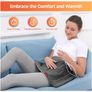 Heat Pad for Back Pain Relief, 12"x24" Electric Heat Pad with 3 Temperatures, Auto-Off, STAY ON Mode, Heating Pad for Lower Back Neck Shoulder, Heat Therapy for Period, Cramps, Endometriosis Image 2