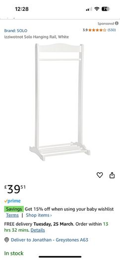 clothes rack