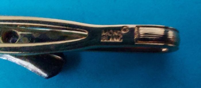 Mont Blanc Gold "nib" Tie Clip