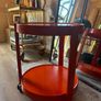 Vintage Italian Red Bar Cart Image 3