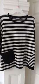 NAYA Striped Top With Pocket