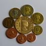Denmark rare euro Probe essai Trial Prototype 9 Coin Set 2002 Rare Image 4