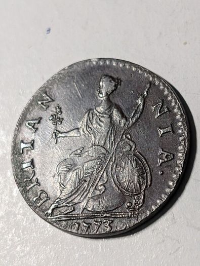 Halfpenny 1773.