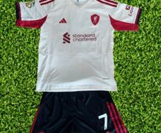 Liverpool FC Away Kids Kit 2025/26