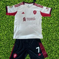 Liverpool FC Away Kids Kit 2025/26