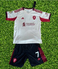 Liverpool FC Away Kids Kit 2025/26