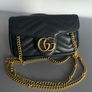 Black leather mini bag Image 2
